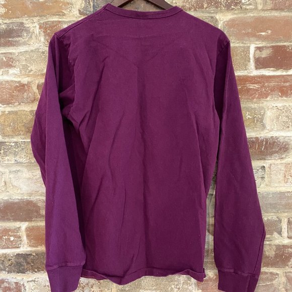 Champion Purple Long Sleeve T-shirt Unisex M - Picture 3 of 3